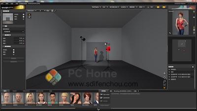 set.a.light 3D STUDIO 主界面