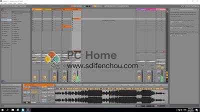 Ableton Live Suite 主界面