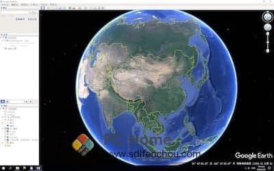 Google Earth 主界面