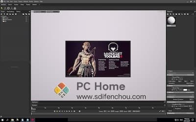 Marmoset Toolbag 主界面