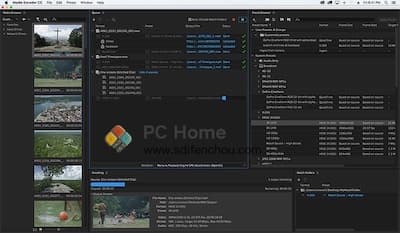 Adobe Media Encoder 主界面