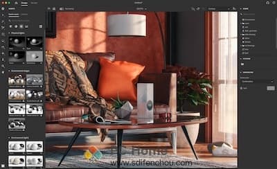 Adobe Substance 3D Stager 主界面