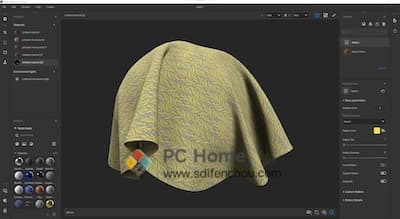 Adobe Substance 3D Sampler 主界面