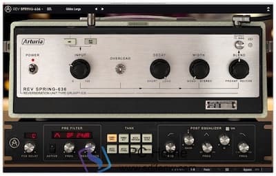 Arturia Rev SPRING-636 主界面