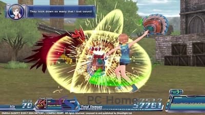 Omega Quintet 游戏界面2