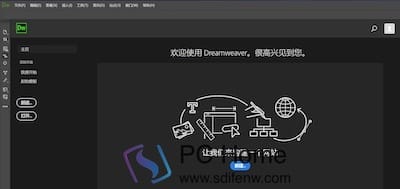 Dreamweaver 主界面